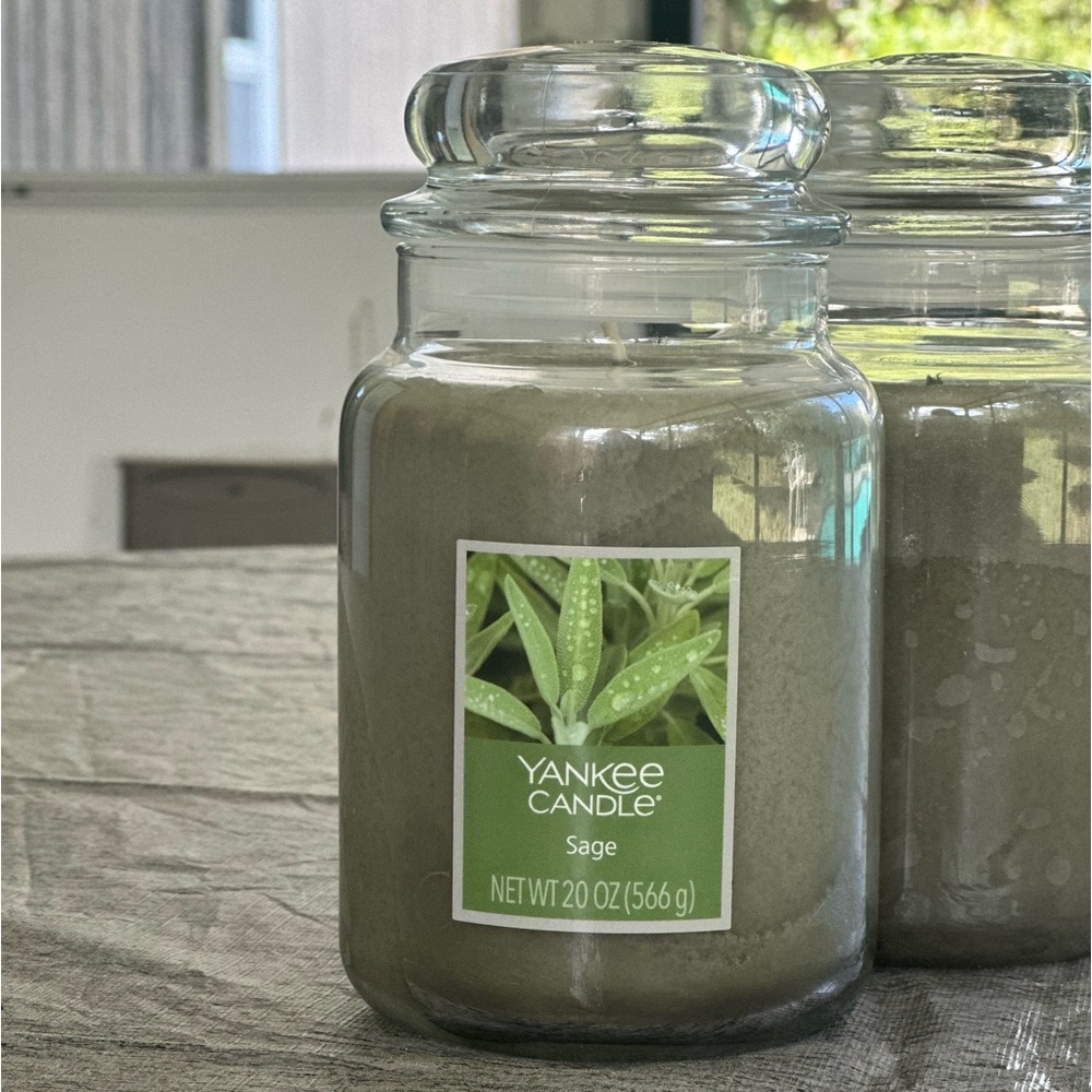 Yankee Candle Sage Large 22 oz. Jar Candle, New